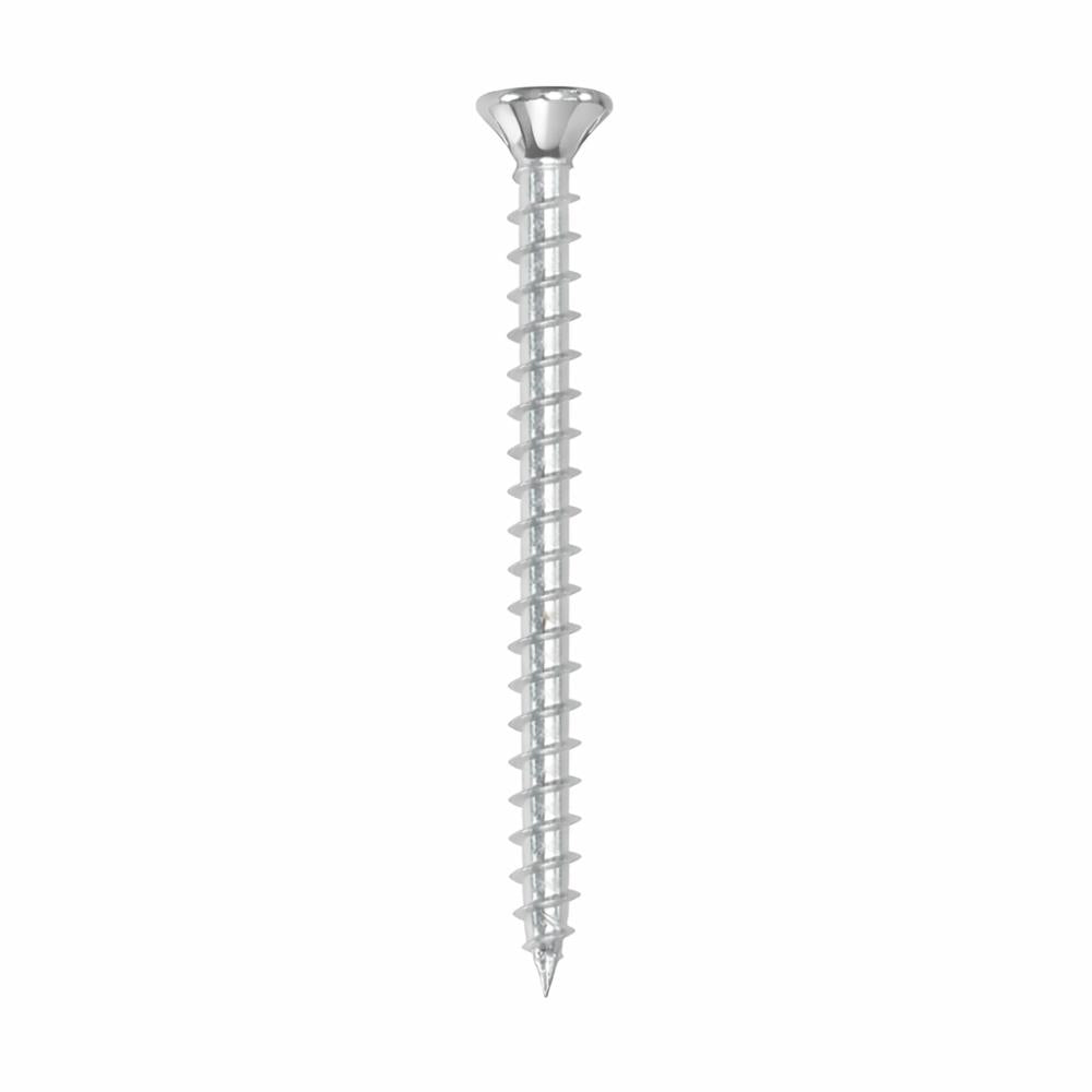 Set stalen schroeven verzinkt rond ø 0,5 cm en lengte 6 cm - 16 stuks