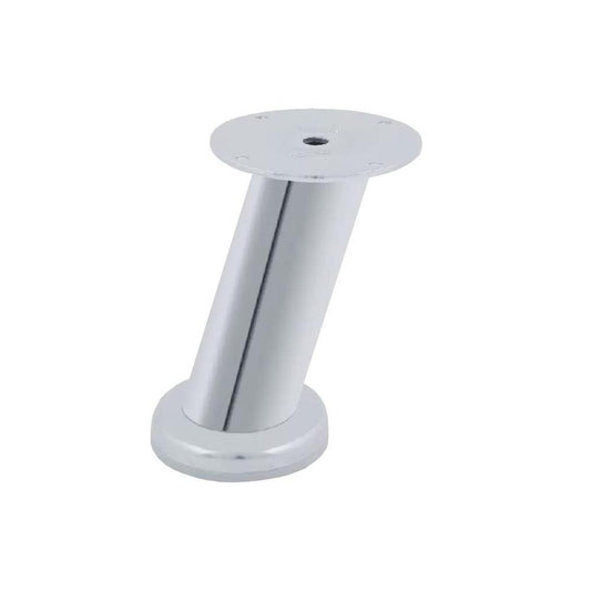 Chroom meubelpoot rond ø 4,2 cm en hoogte 10 cm