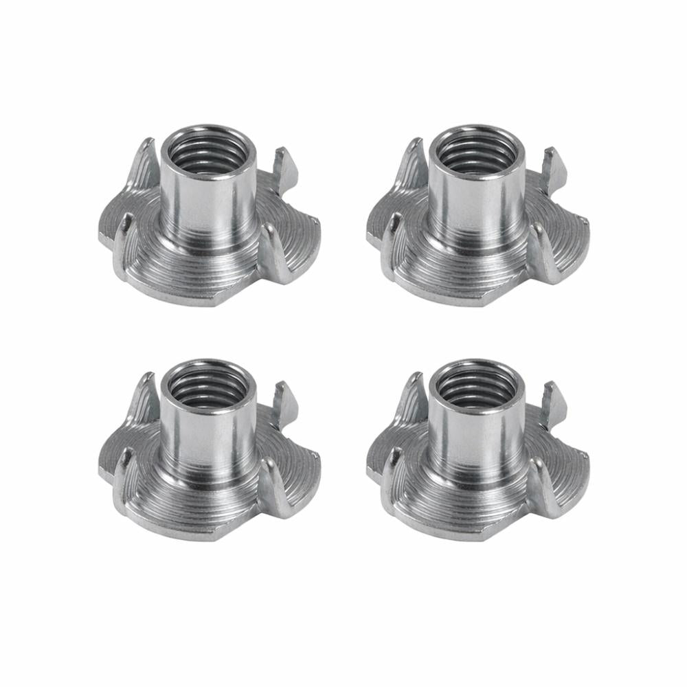 Stalen inslagmoer verzinkt rond ø 0,9 cm en hoogte 1,1 cm (M8) - 12 stuks