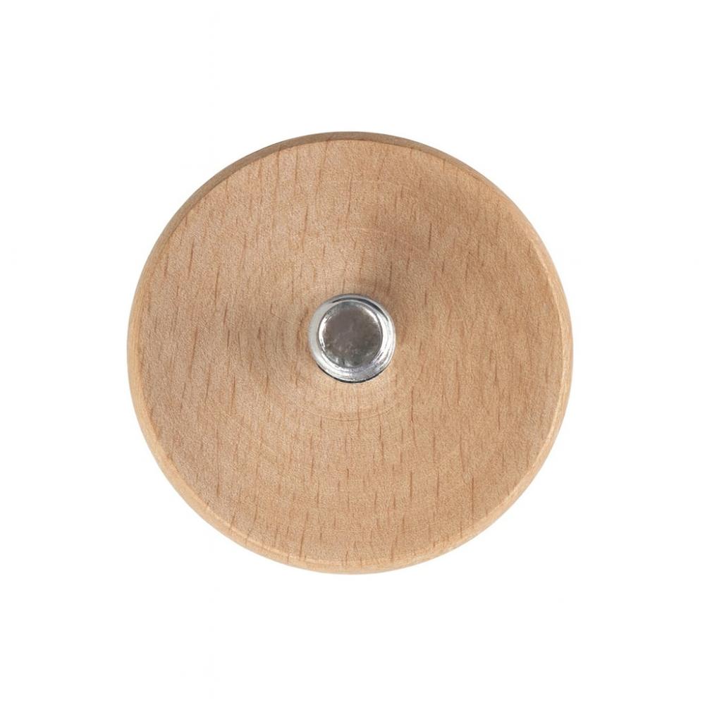 Meubelpoot conisch 5 bij 5 cm en hoogte 15 cm van massief hout (M10)