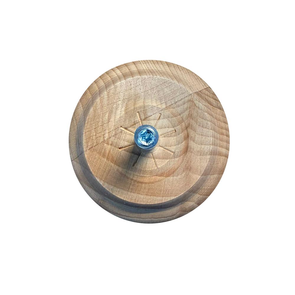 Meubelpoot rond Ø 9 cm en hoogte 12 cm van massief hout (M8)