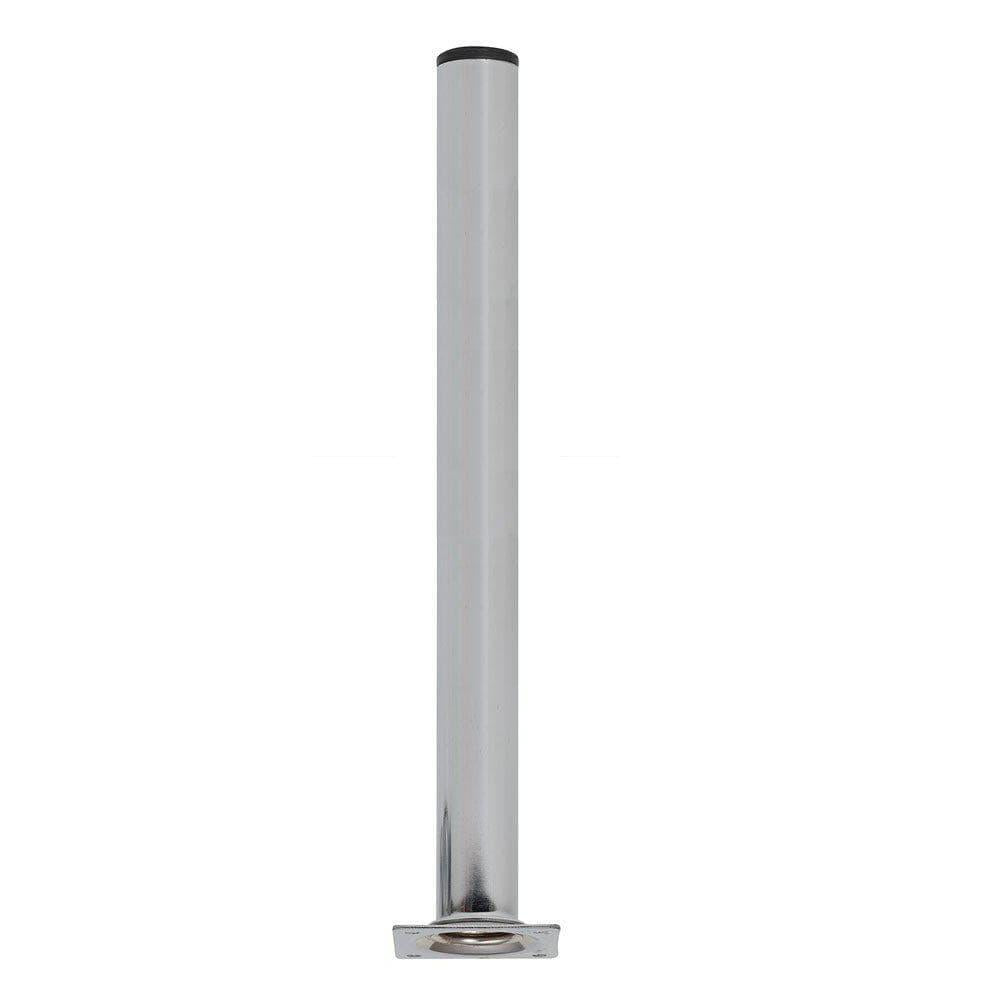 Stalen meubelpoot chroom rond ø 3 cm en hoogte 50 cm