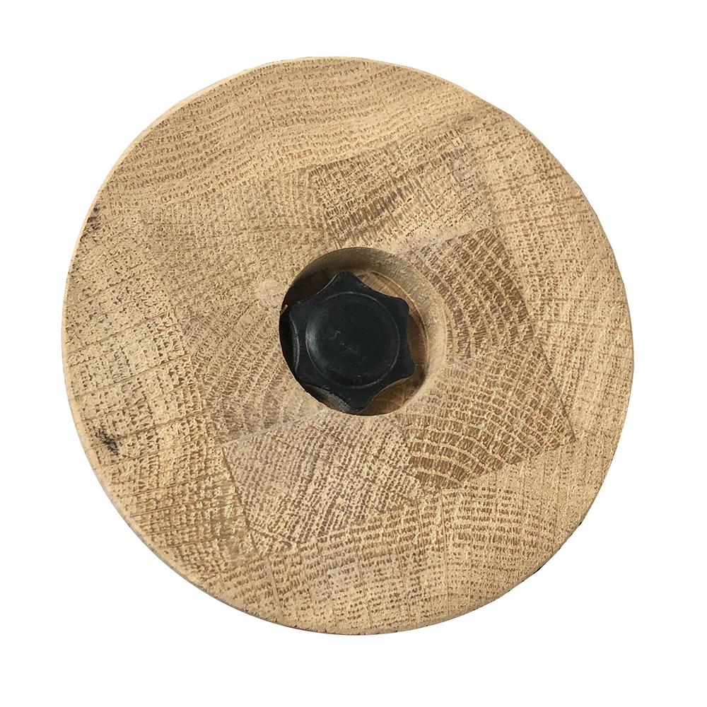 Eiken ronde tafelpoot 72,5 cm van massief hout Ø12 cm - set van 4 stuks