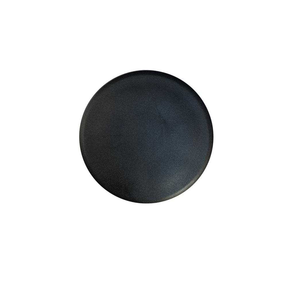 Stalen meubelpoot zwart rond ø 5 cm en hoogte 9 cm (M10)