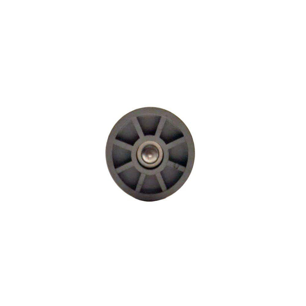 Stalen meubelpoot rvs look rond ø 2,5 cm en hoogte 10 cm (M8)