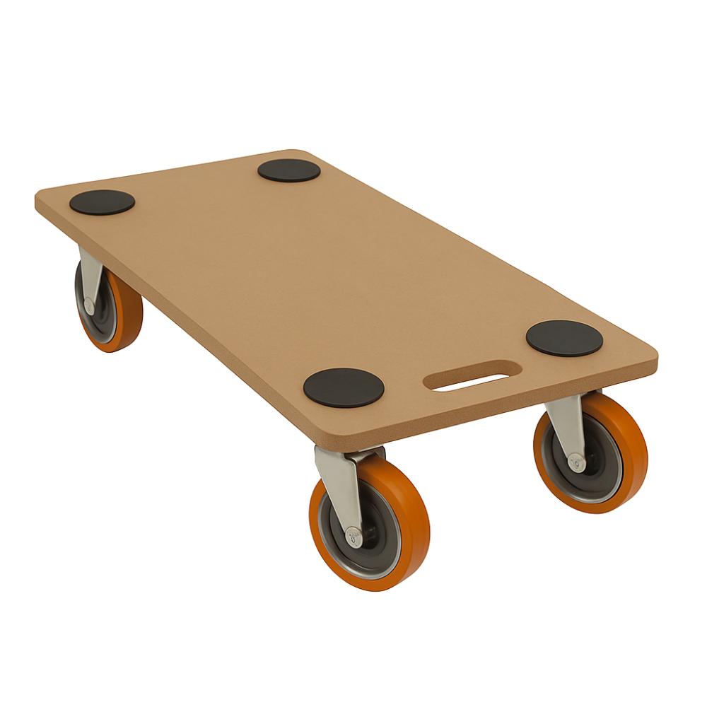 Zwaarlast wielen set van 4 rond Ø 10 cm en hoogte 13 cm