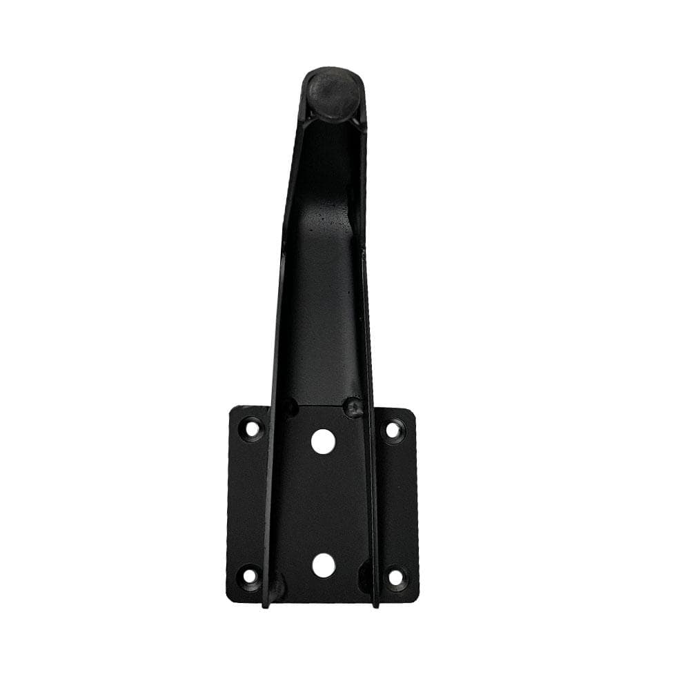 Stalen meubelpoot zwart design 20 bij 4,5 cm en hoogte 12 cm