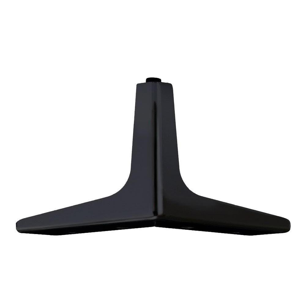 Stalen meubelpoot zwart hoek 13,5 bij 13,5 cm en hoogte 10 cm