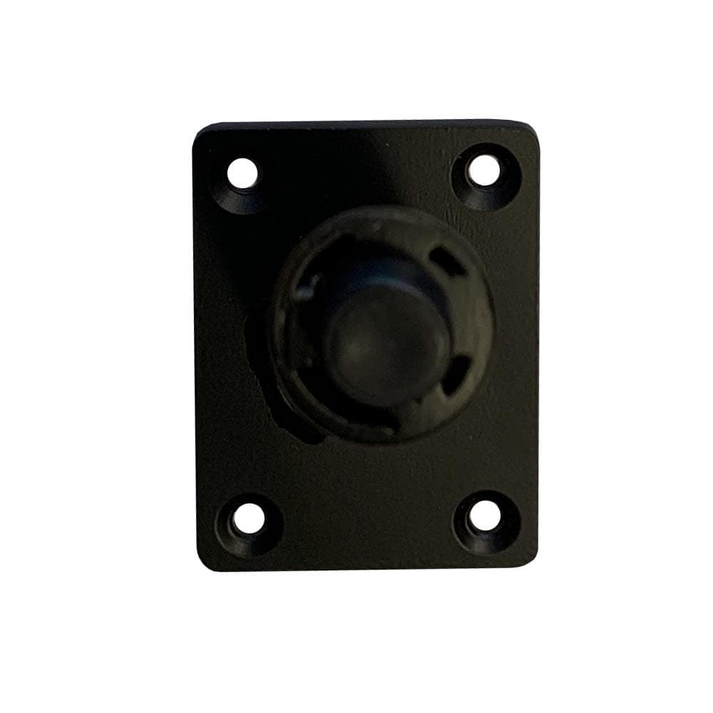 Stalen meubelpoot zwart conisch ø 3,5 cm / 2,5 cm en hoogte 16 cm