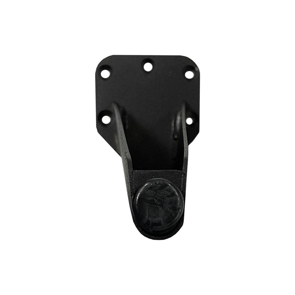 Stalen meubelpoot zwart design 9 bij 4,5 cm en hoogte 20 cm