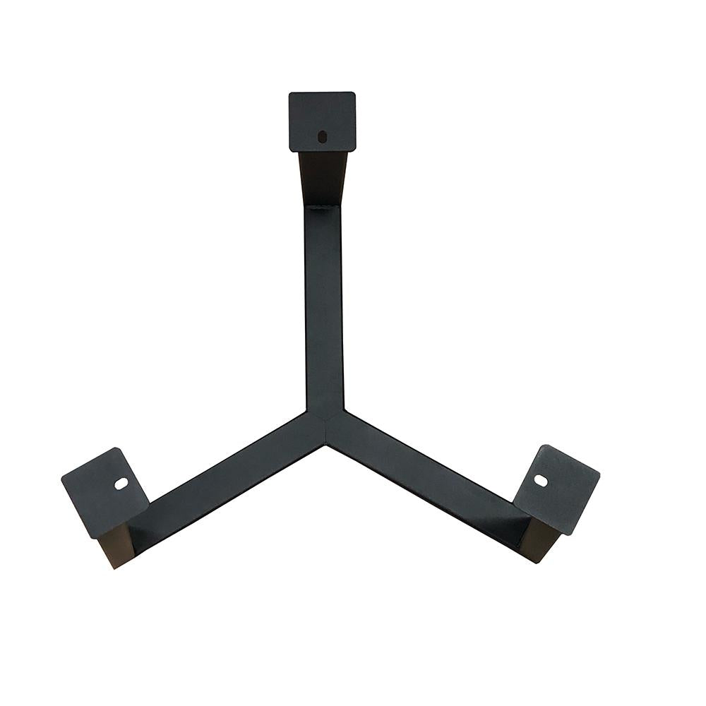 Stalen salononderstel zwart rond ø 55 cm en hoogte 40,5 cm (5 x 3 cm)