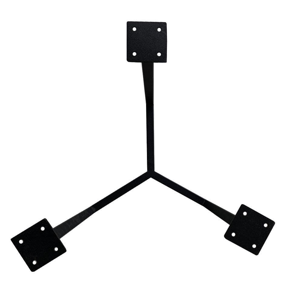 Stalen salononderstel zwart rond ø 42 cm en hoogte 43 cm (2 x 4 cm)