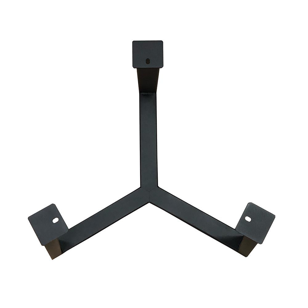 Stalen salononderstel zwart rond ø 62 cm en hoogte 45,5 cm (5 x 3 cm)