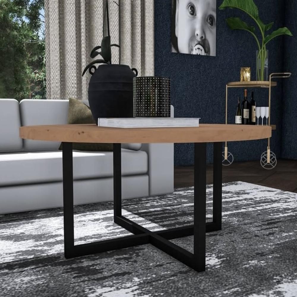 Stalen salononderstel zwart vierkant 50 bij 50 cm en hoogte 37 cm (3 x 3 cm)