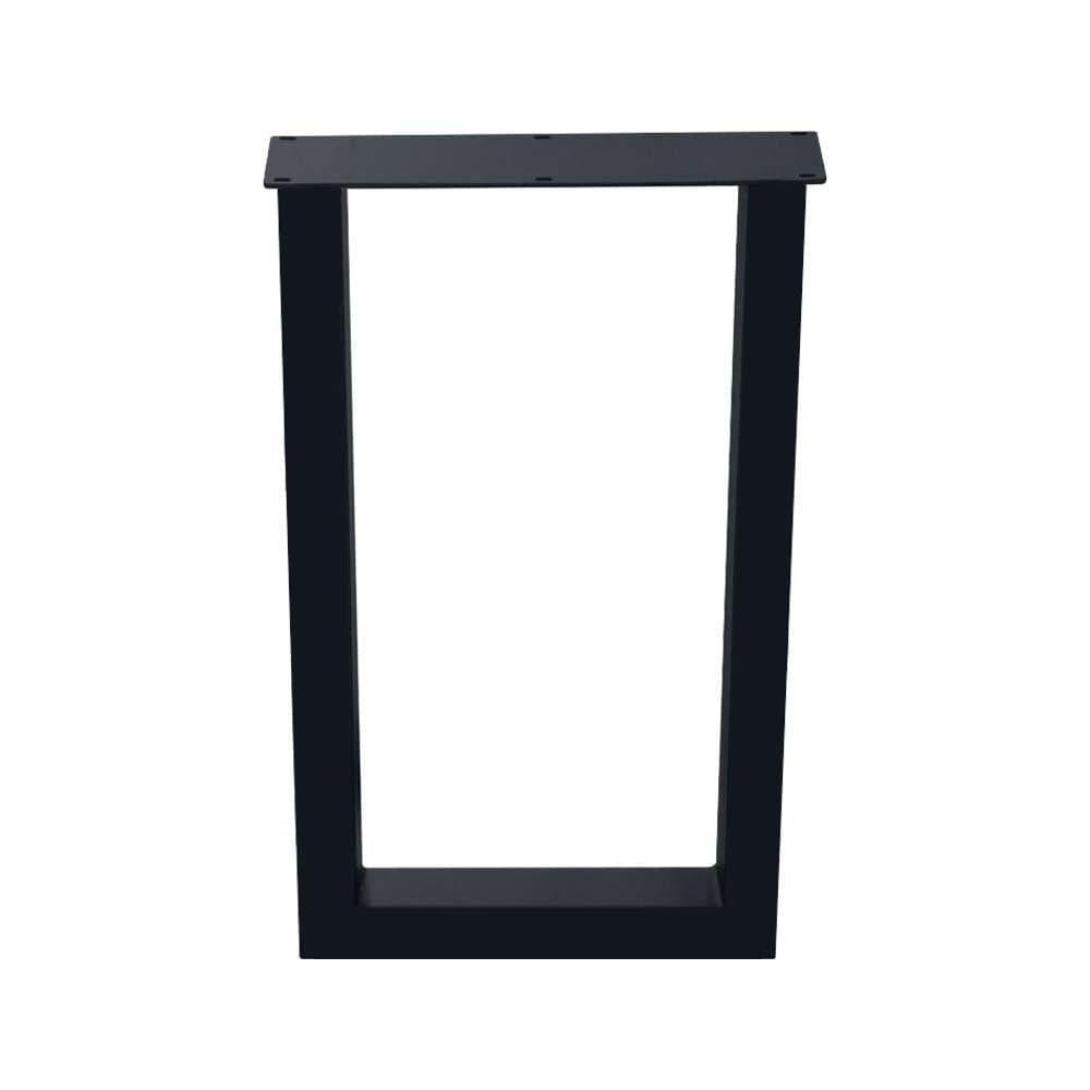 Stalen U tafelpoot 60 bij 8 cm en hoogte 110 cm (8 x 8 cm)