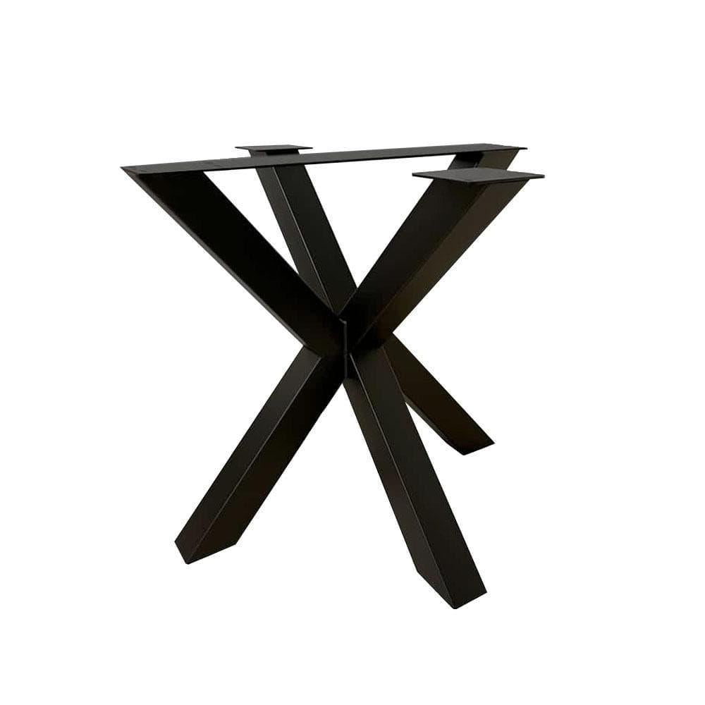 Stalen matrix zwart spinpoot 80 bij 80 cm en hoogte 73 cm (10 x 10 cm)