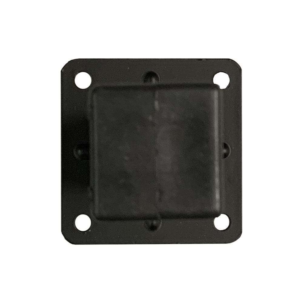 Stalen meubelpoot zwart vierkant 2,5 bij 2,5 cm en hoogte 10 cm (2,5 x 2,5 cm)