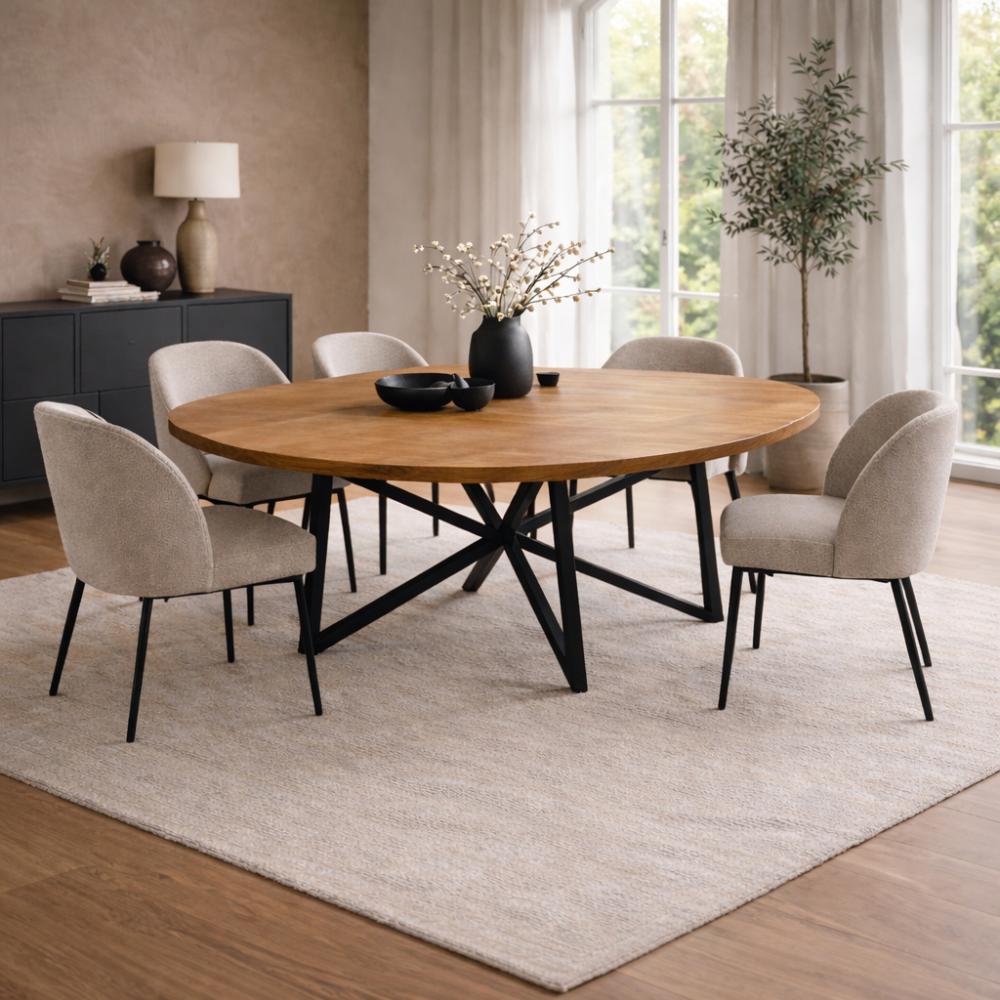 Stalen onderstel zwart vlinder 153 bij 87 cm en hoogte 73 cm (3 x 3 cm)