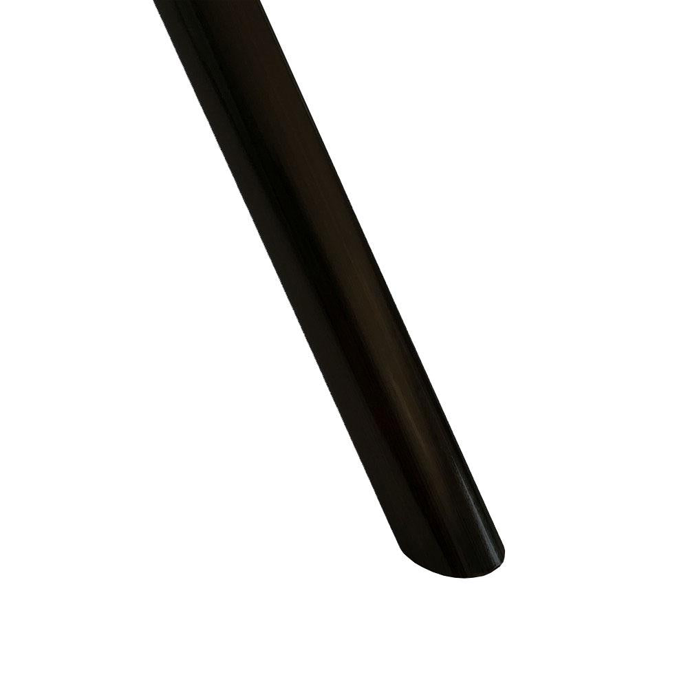 Stalen salononderstel zwart rond ø 36 cm en hoogte 45 cm  (koker 1,6 cm)