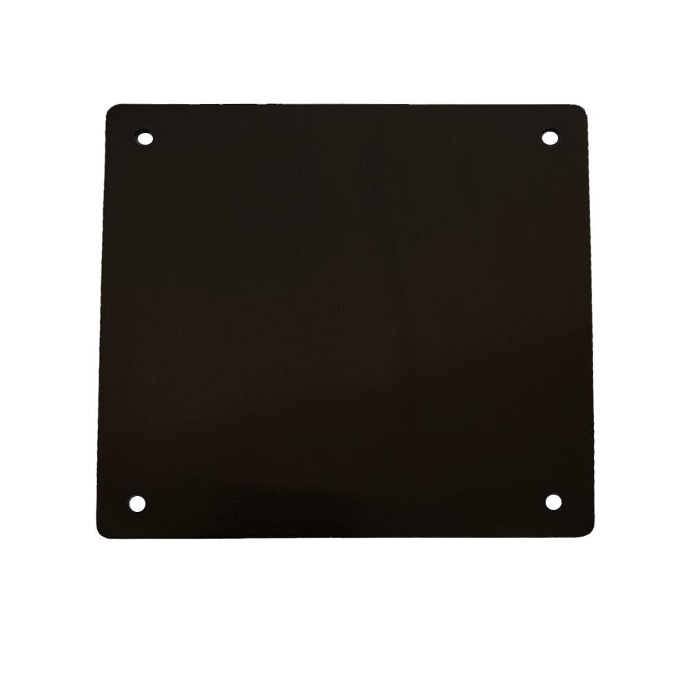 Stalen salononderstel zwart rond ø 36 cm en hoogte 45 cm  (koker 1,6 cm)