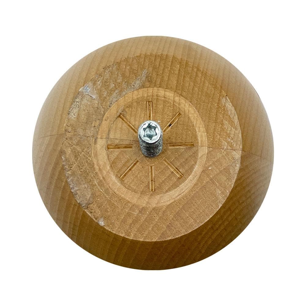 Meubelpoot  rond Ø 10 cm en hoogte 10 cm  van massief hout (M10)