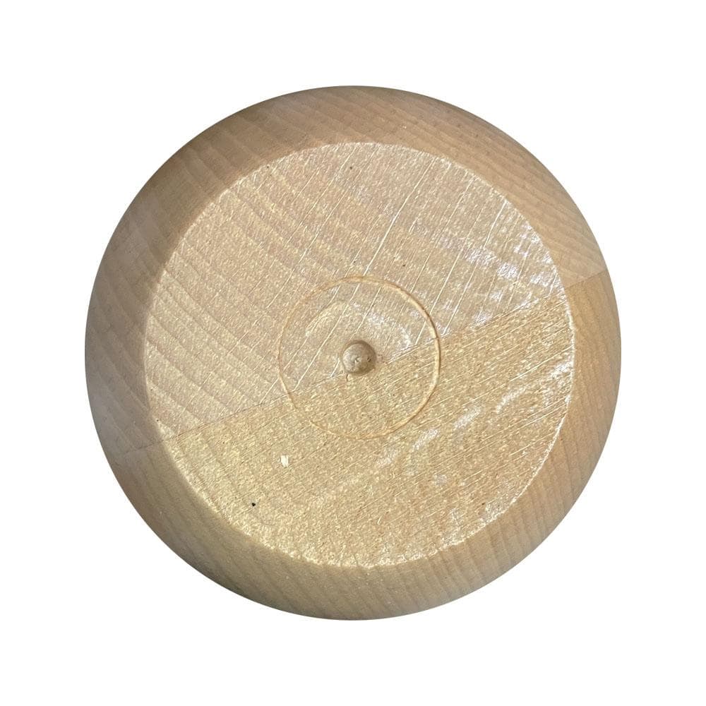 Meubelpoot  rond Ø 10 cm en hoogte 10 cm  van massief hout (M10)