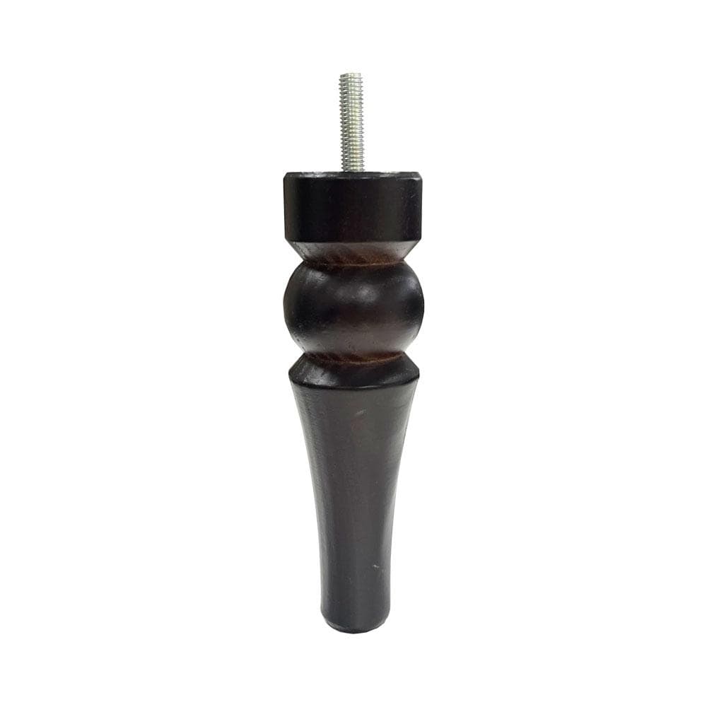Meubelpoot bruin rond Ø 4,4 cm en hoogte 15 cm  van massief hout (M8)