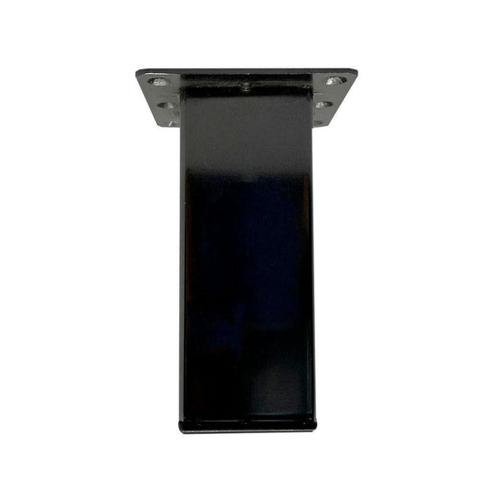 Stalen meubelpoot black chrome rechthoek 5 bij 5 cm en hoogte 13 cm  (5 x 5 cm)