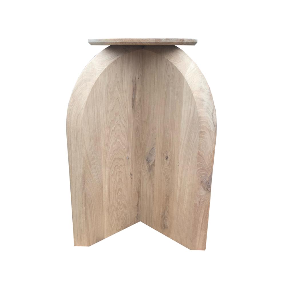 Eiken houten tafel onderstel 72 cm bij 72 cm en hoogte 74 cm