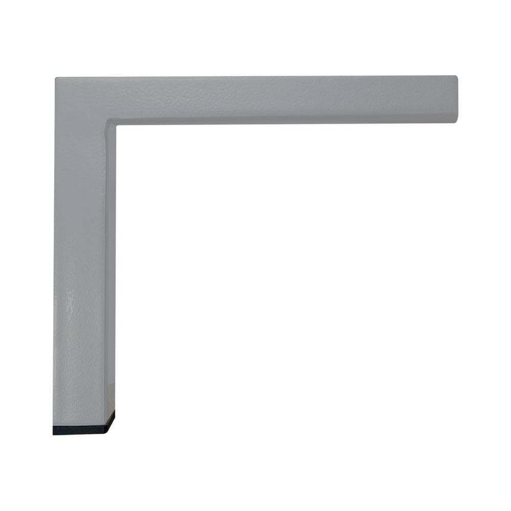 Stalen meubelpoot grijs hoek 3 bij 3 cm en hoogte 19 cm  (3 x 3 cm)