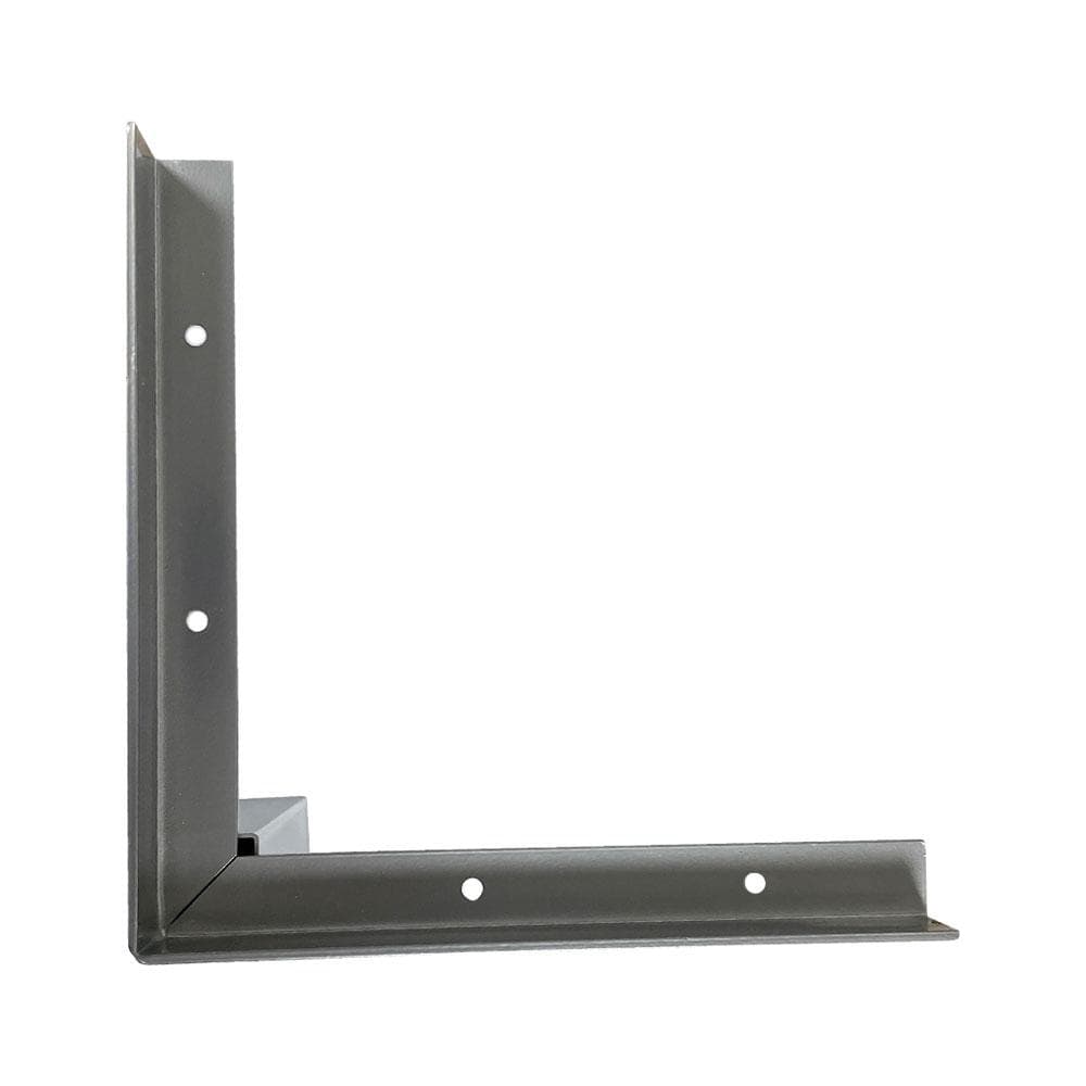 Stalen meubelpoot grijs hoek 3 bij 3 cm en hoogte 19 cm  (3 x 3 cm)