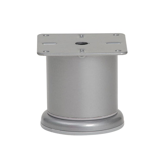 Stalen meubelpoot grijs rond ø 6 cm en hoogte 6,8 cm