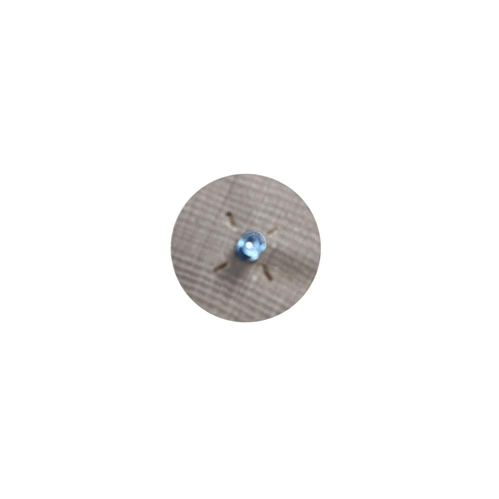 Meubelpoot  conisch Ø 5 cm / 3,5 cm en hoogte 15 cm  van massief hout (M8)