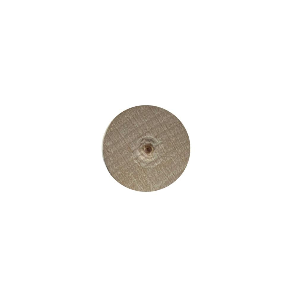Meubelpoot  conisch Ø 5 cm / 3,5 cm en hoogte 15 cm  van massief hout (M8)
