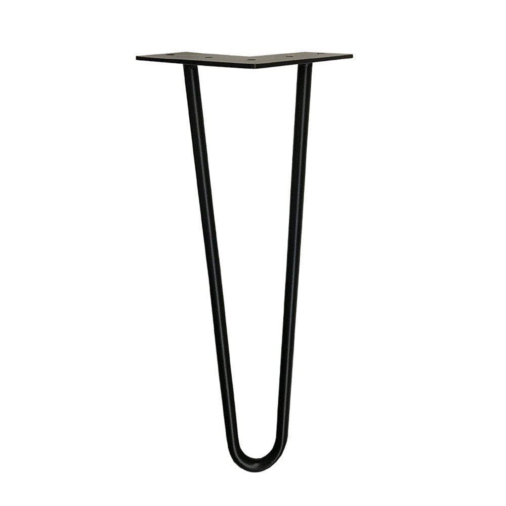 Stalen hairpin zwart hairpin ø 1,2 cm en hoogte 35 cm