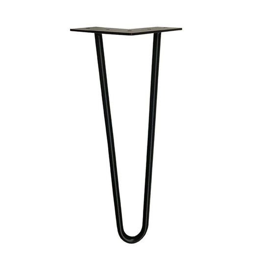 Stalen hairpin zwart hairpin ø 1,2 cm en hoogte 35 cm