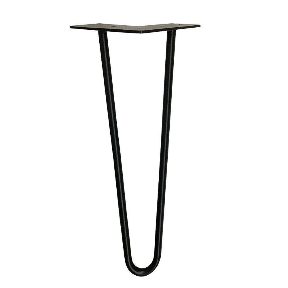 Stalen hairpin zwart hairpin ø 1,2 cm en hoogte 40 cm