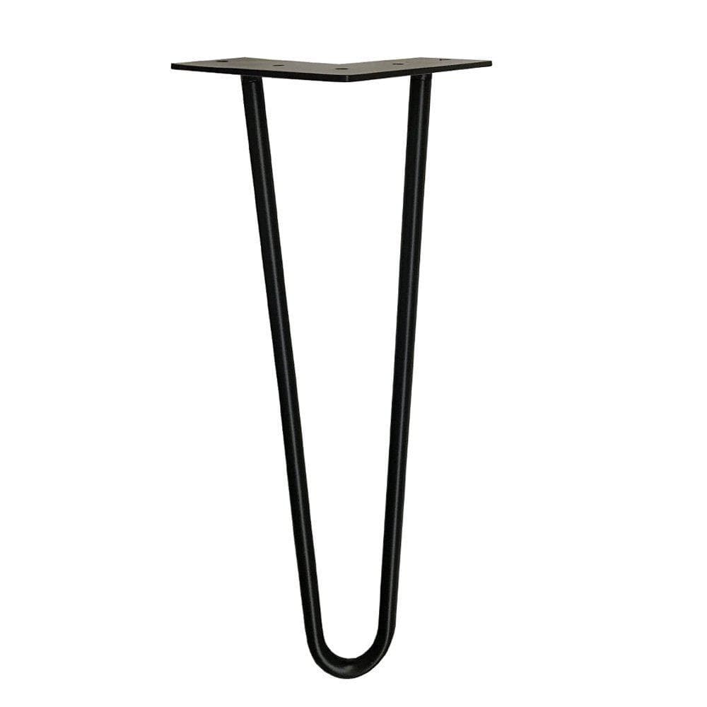 Stalen hairpin zwart hairpin ø 1,2 cm en hoogte 45 cm