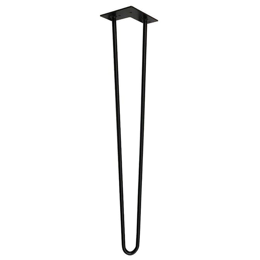 Stalen hairpin zwart hairpin ø 1,2 cm en hoogte 75 cm
