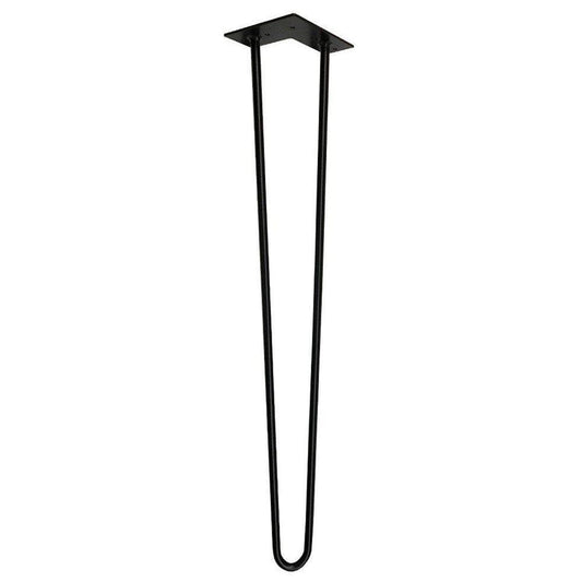 Stalen hairpin zwart hairpin ø 1,2 cm en hoogte 75 cm
