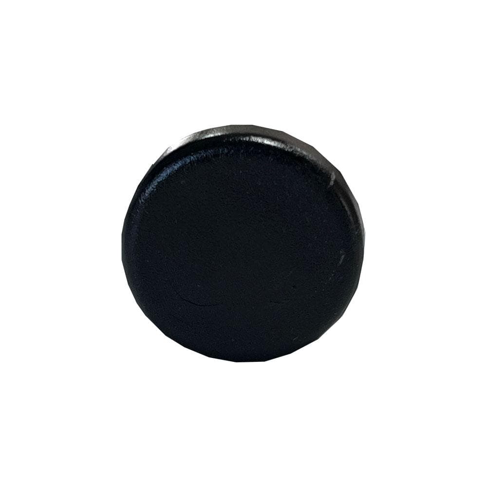 Glijder zwart rond Ø 3 cm en hoogte 0,6 cm  van kunststof - 20 stuks
