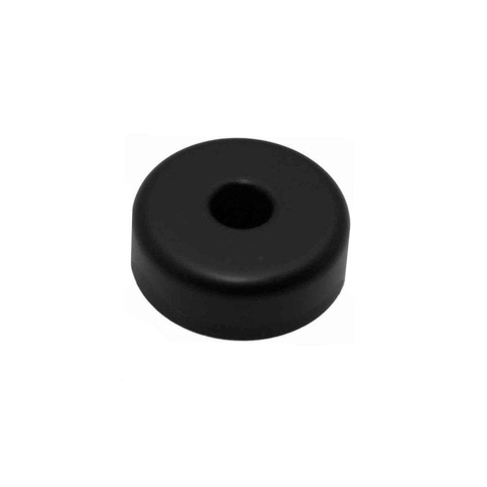 Premium meubelpoot zwart rond Ø 5 cm en hoogte 1,5 cm  van kunststof