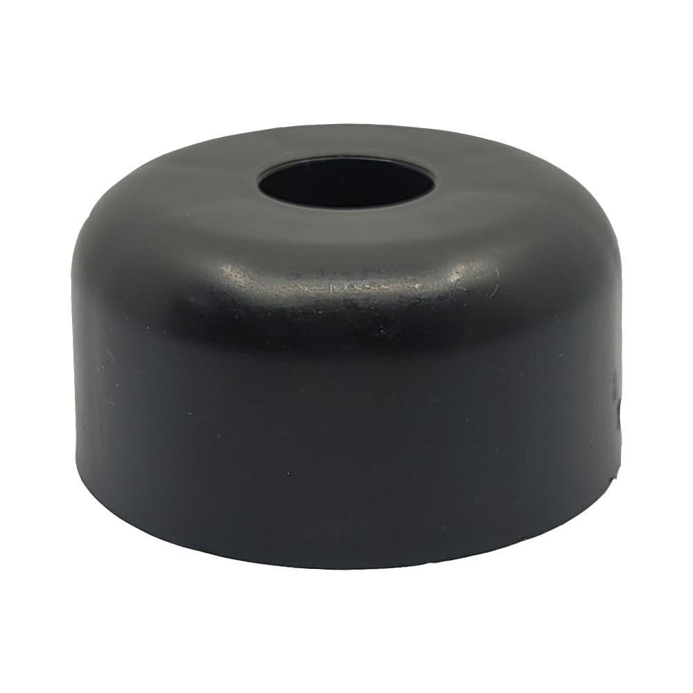 Meubelpoot zwart rond Ø 5 cm en hoogte 2,5 cm  van kunststof