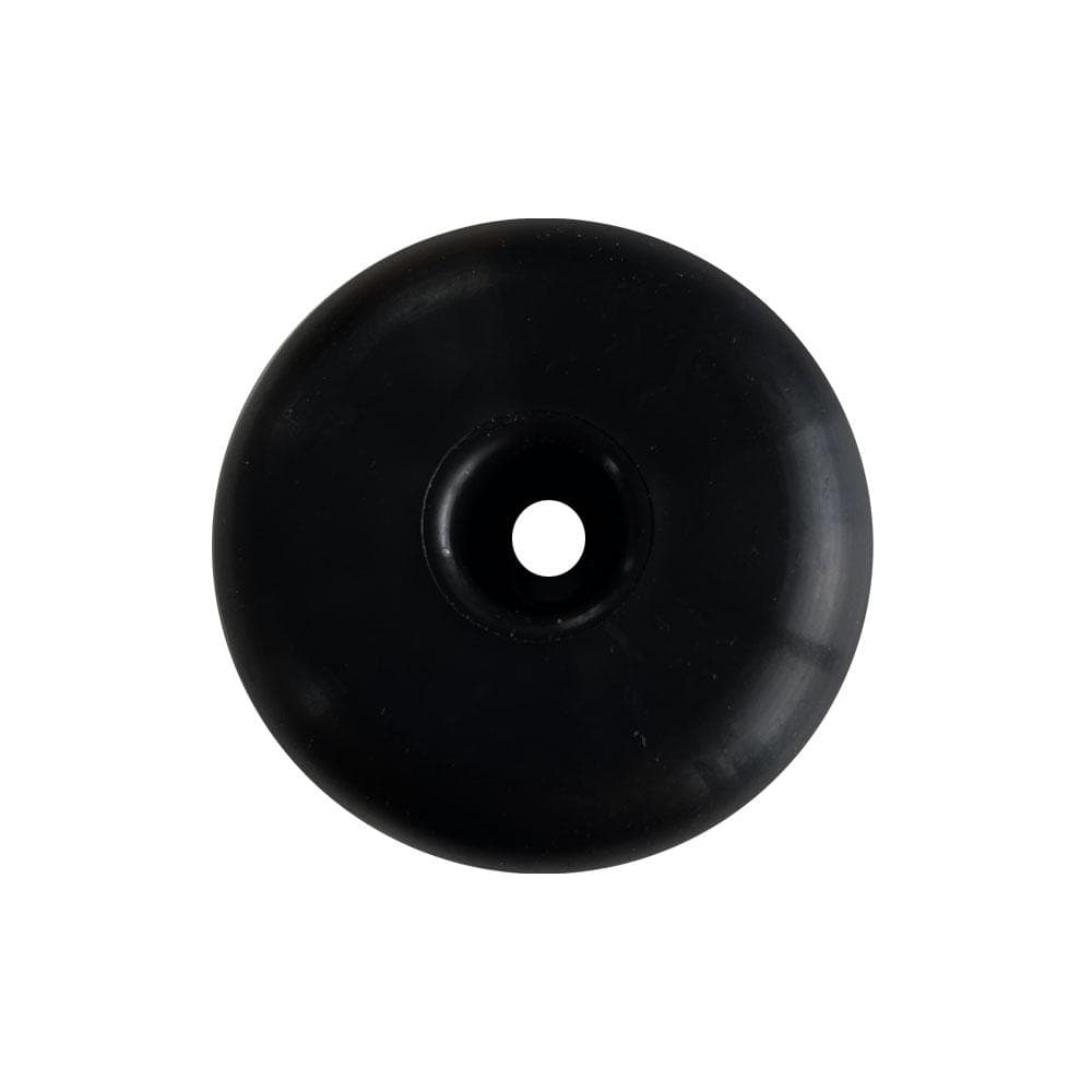 Meubelpoot zwart rond Ø 5 cm en hoogte 2,8 cm  van kunststof