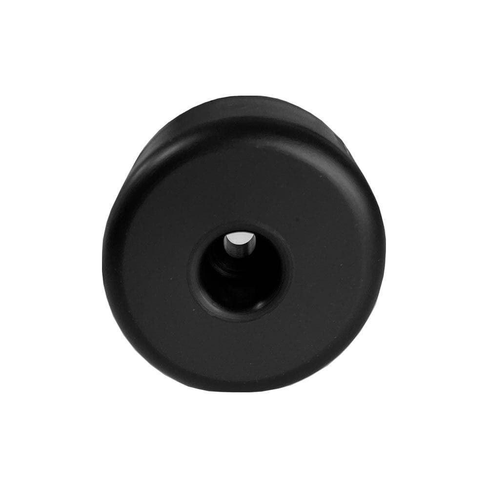 Meubelpoot zwart rond Ø 5 cm en hoogte 3 cm  van kunststof
