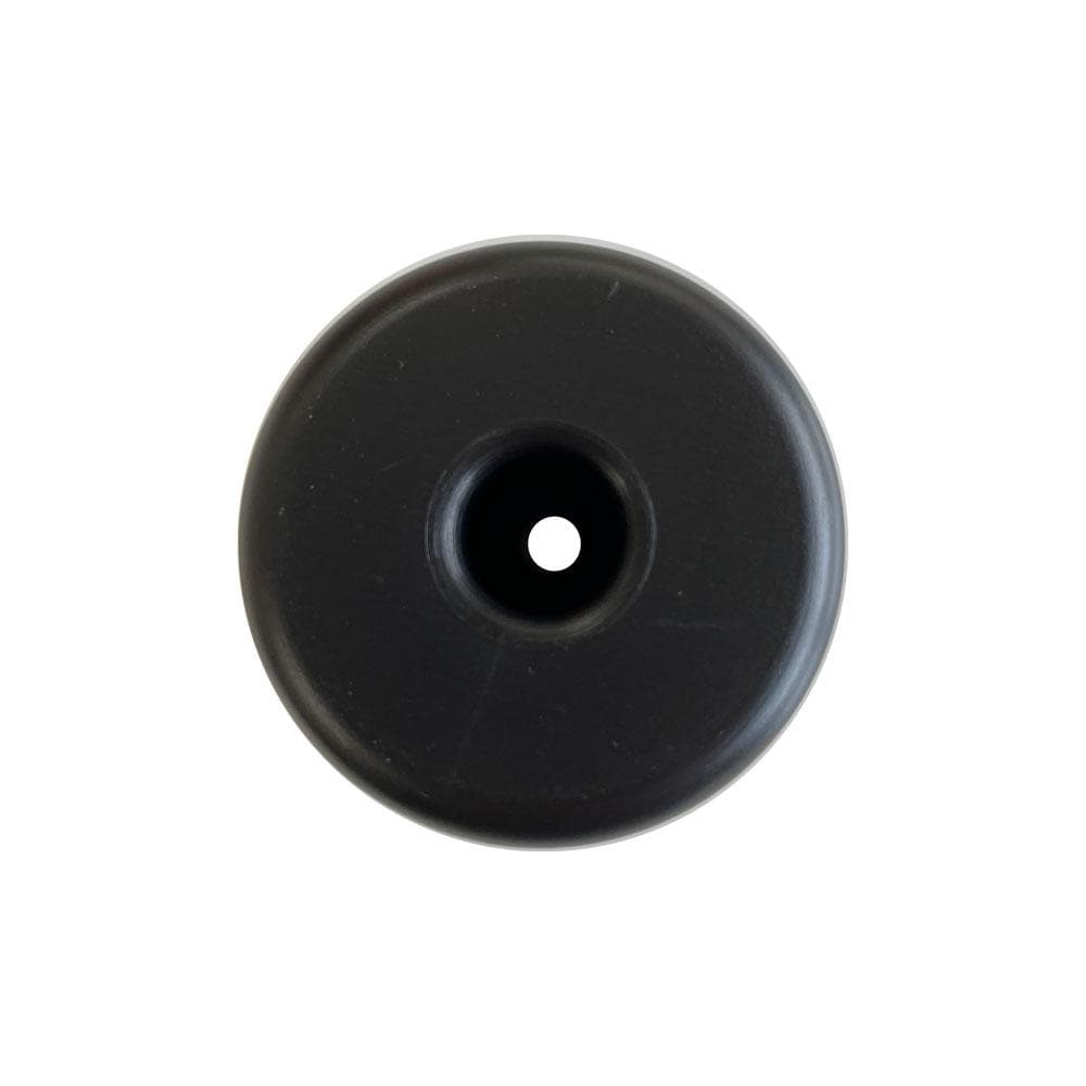 Meubelpoot zwart rond Ø 5 cm en hoogte 3 cm  van kunststof