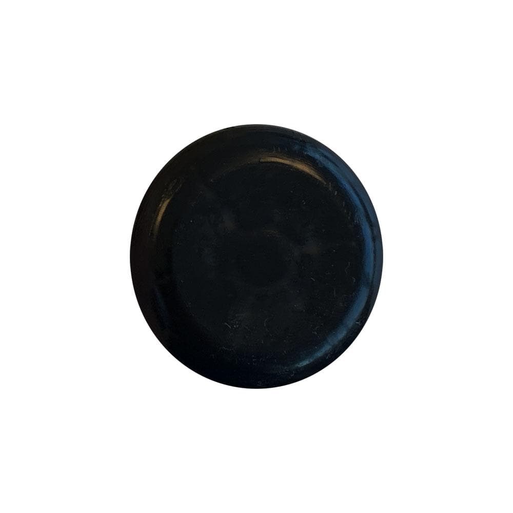 Meubelpoot zwart rond Ø 5 cm en hoogte 4,5 cm  van kunststof (M10)