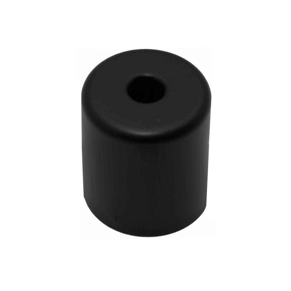 Meubelpoot zwart rond Ø 5 cm en hoogte 5,5 cm  van kunststof
