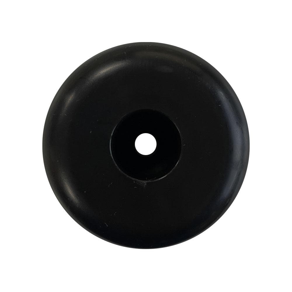 Meubelpoot zwart rond Ø 5 cm en hoogte 5,5 cm  van kunststof