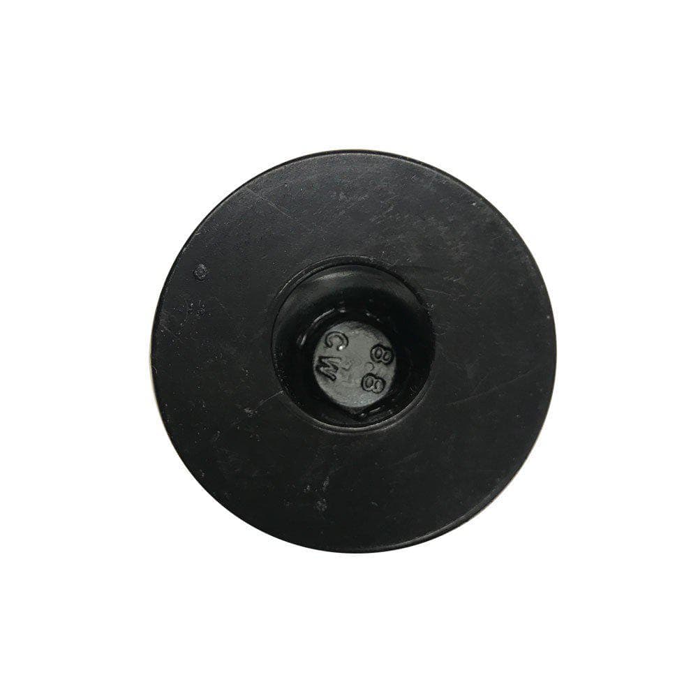 Meubelpoot zwart rond Ø 5 cm en hoogte 8,5 cm  van kunststof (M8)
